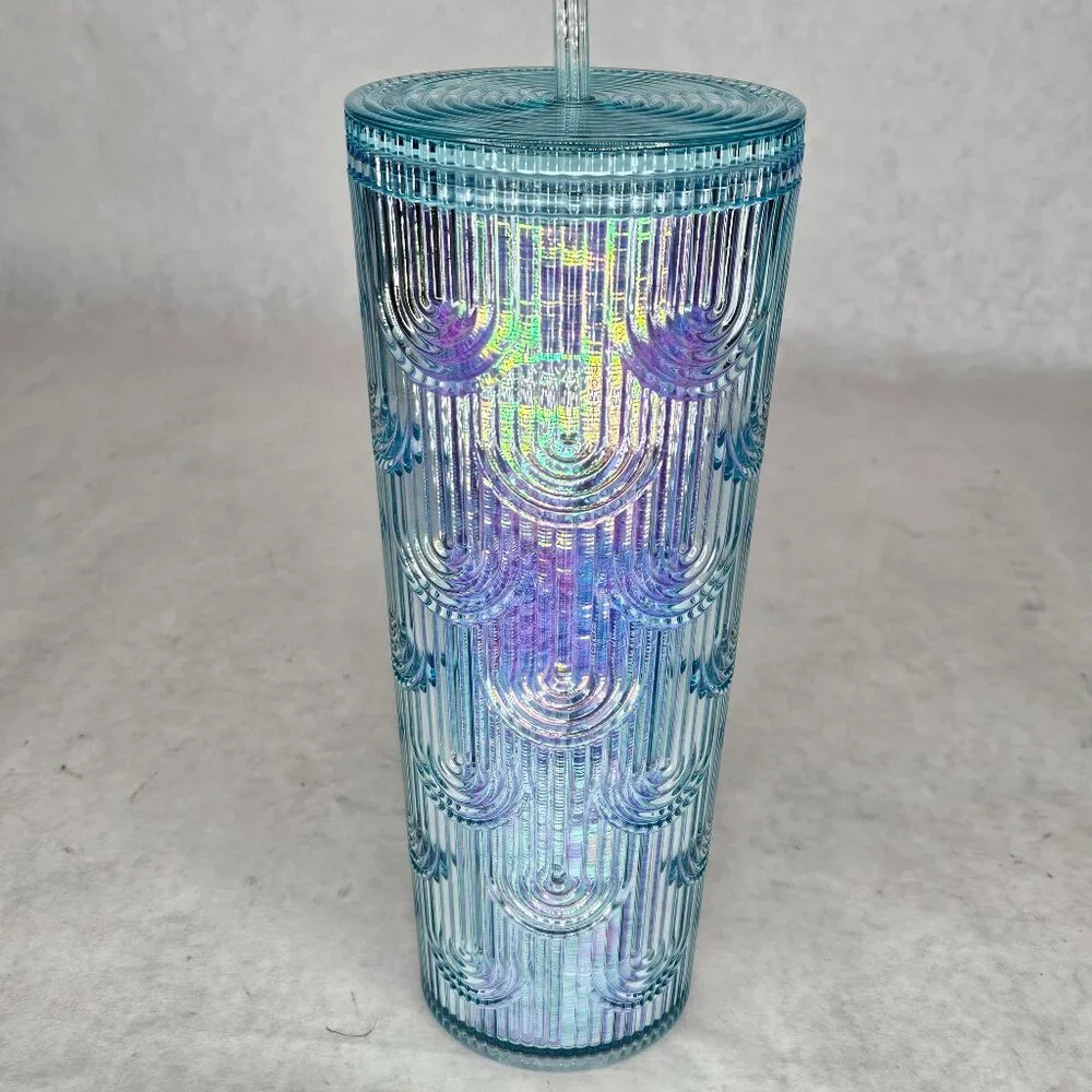 Starbucks Iridescent Mermaid Tumbler with Straw - Picture 4 of 8